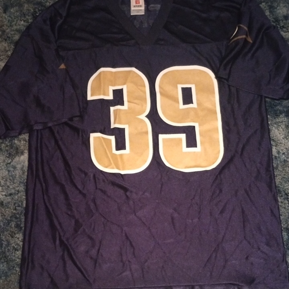 Los Angeles Rams Steven Jackson Navy and Gold Number 39 Jersey